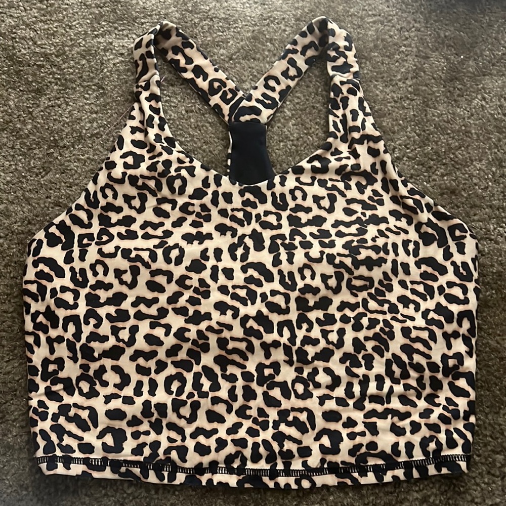Cheetah Print Sports Top